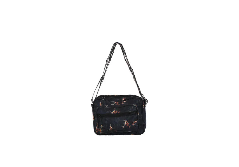 Midnight Blooms Shoulder Bag