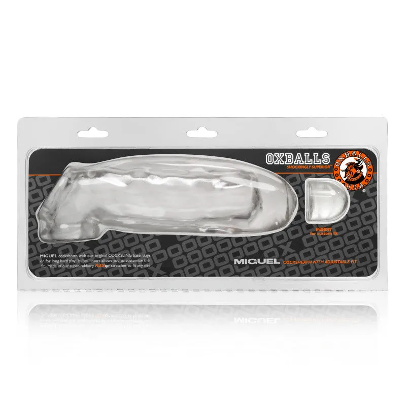 Miguel sheath With Adjustable Fit - Clear