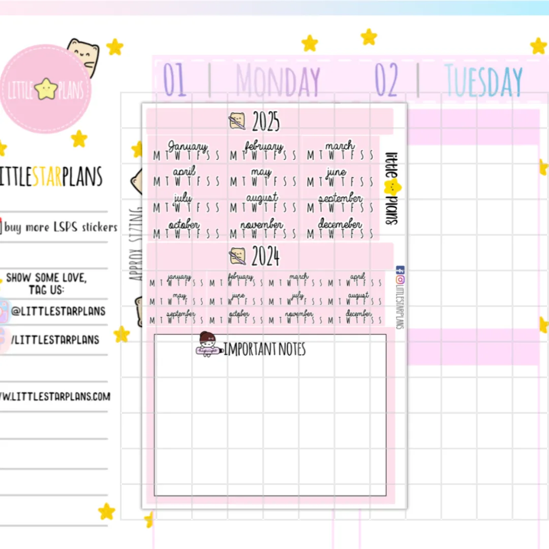Mimi - 2025 Hobonichi Weeks Yearly Index