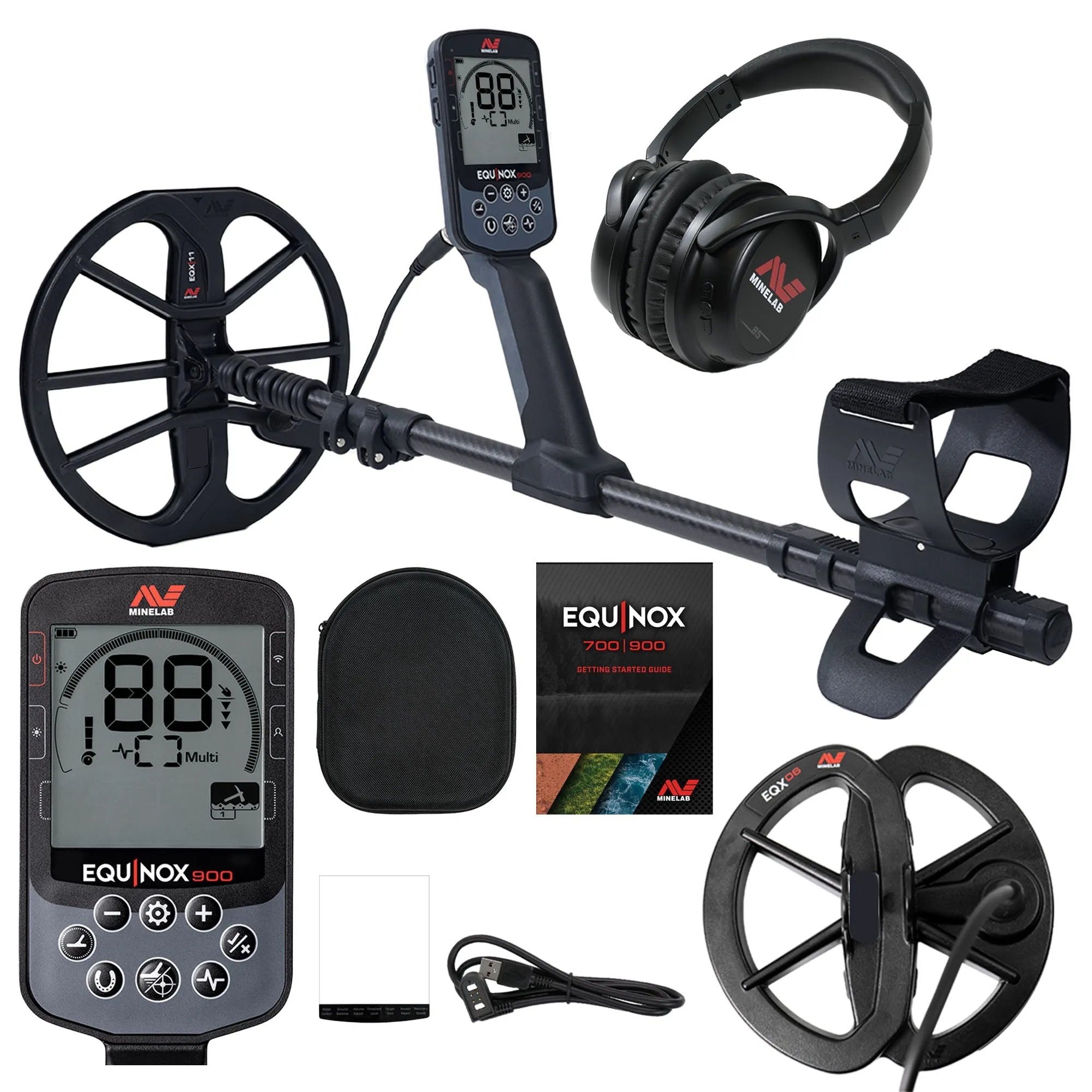 Minelab EQUINOX 900 Multi-IQ Metal Detector with Carry Bag and FREE Pro-Find 40