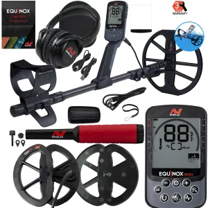 Minelab EQUINOX 900 Multi-IQ Metal Detector with FREE Pro-Find 40