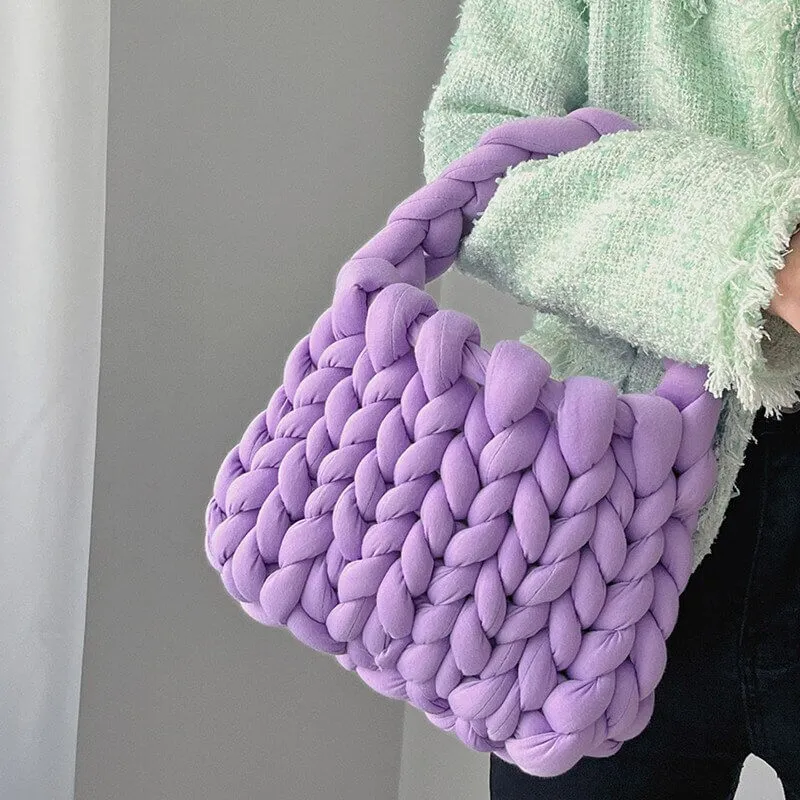 Mini Chunky Knit Handbag