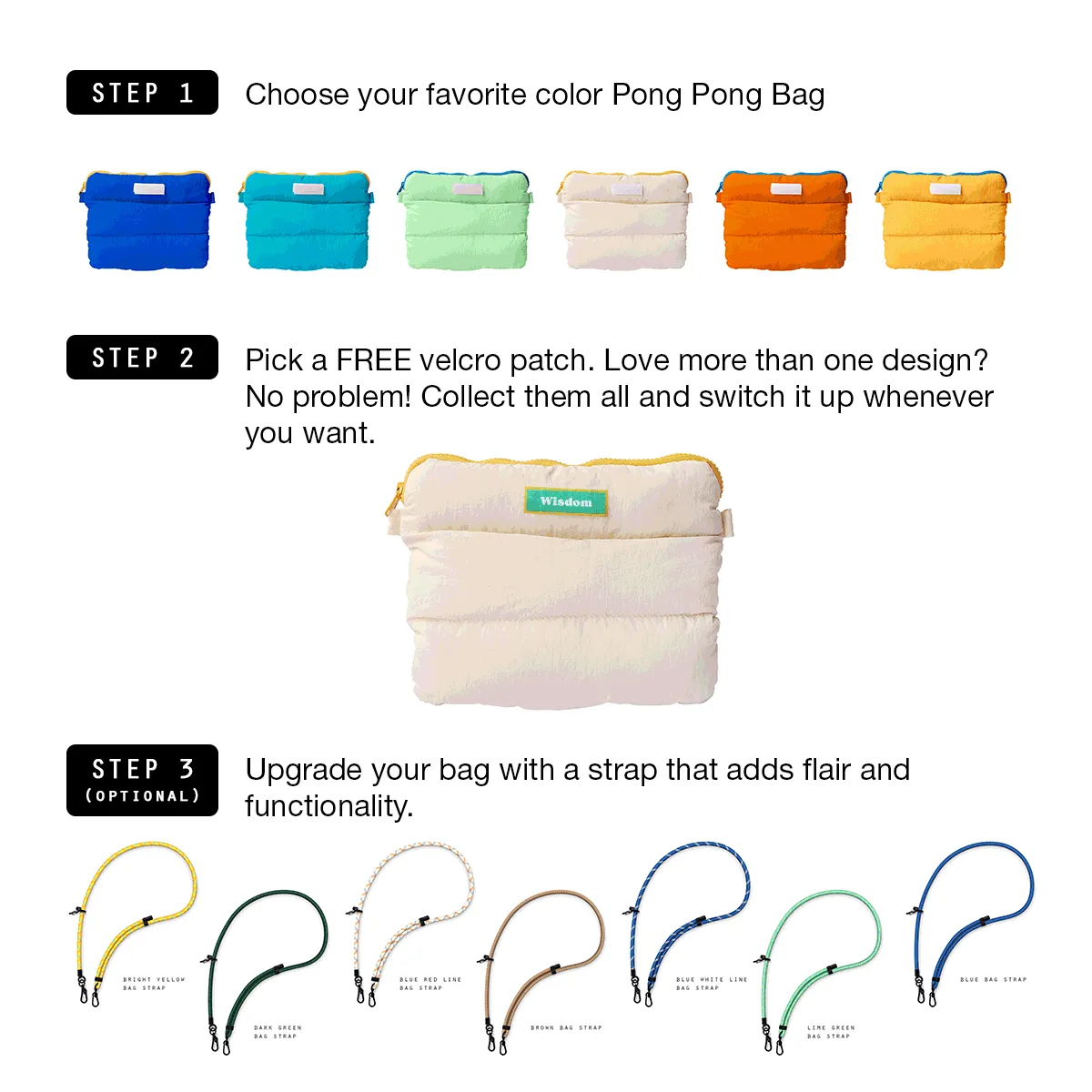Mint Pong Pong Bag {Multi Purpose Bag}