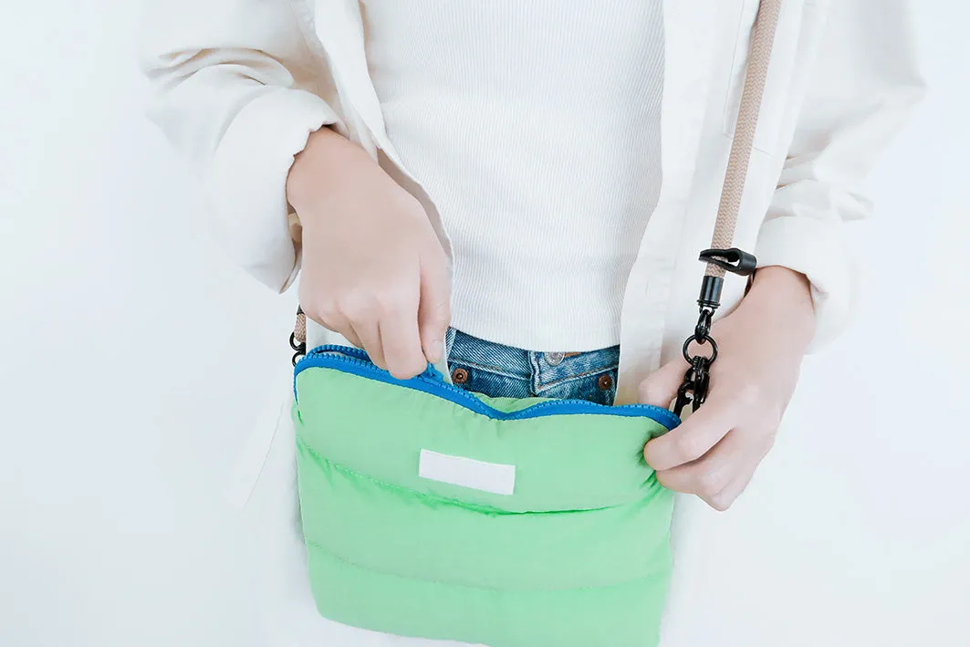 Mint Pong Pong Bag {Multi Purpose Bag}