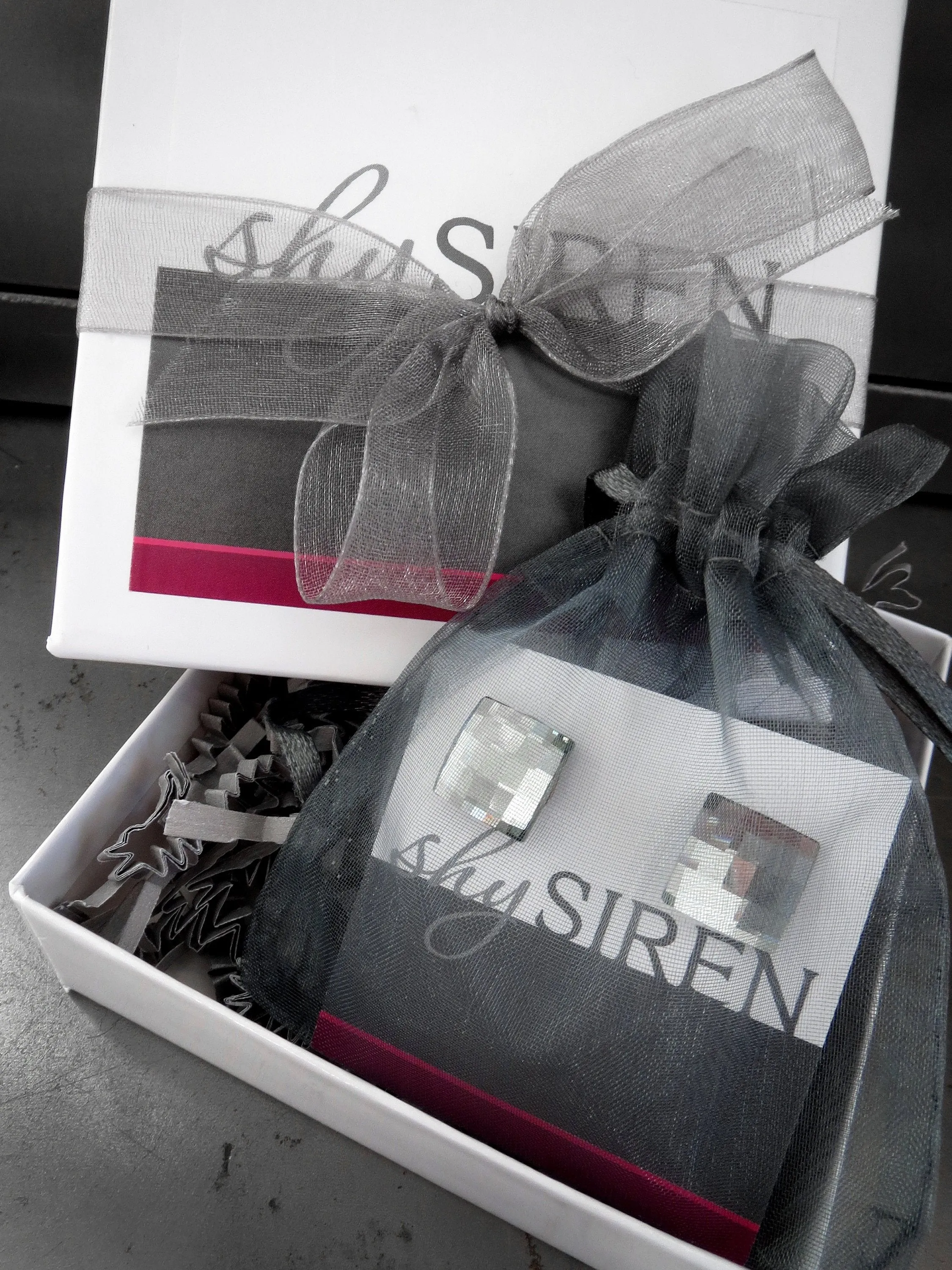MIRROR - Square Crystal Cufflinks - Black Diamond