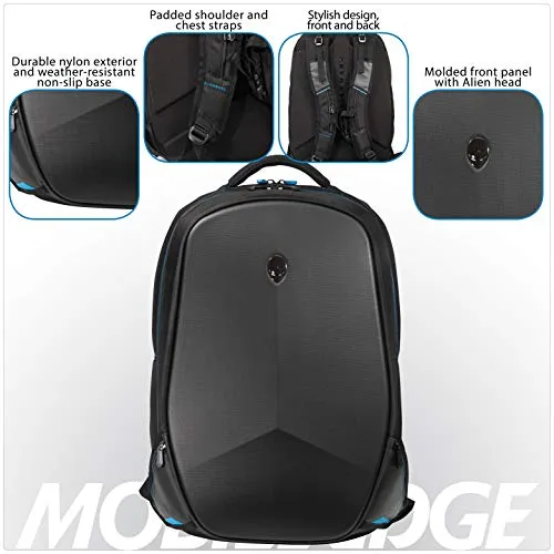 Mobile Edge Alienware Vindicator AWV15BP2.0 Carrying Case (Backpack) for 15.6" Notebook - Black, Teal