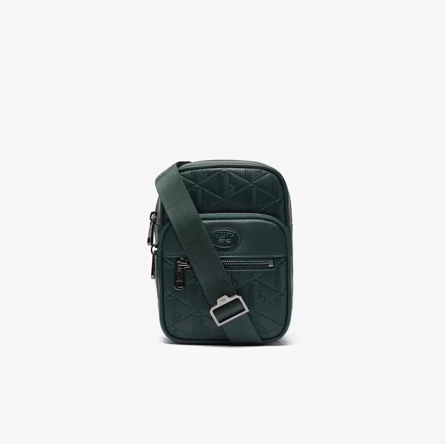 Monogram Print Small Crossbody Bag Green