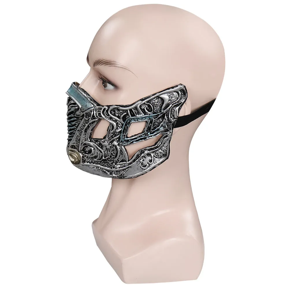 Mortal Kombat Sub-Zero Mask Cosplay Halloween Costume Props