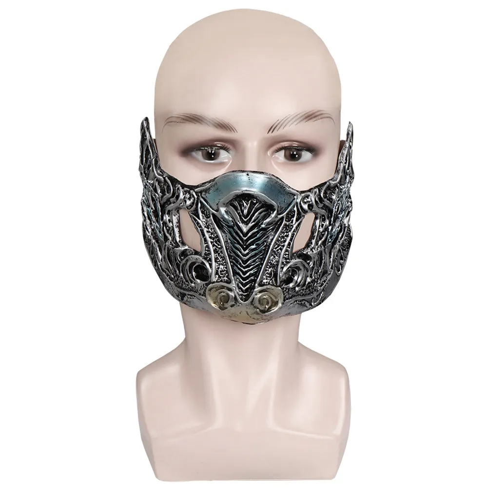 Mortal Kombat Sub-Zero Mask Cosplay Halloween Costume Props