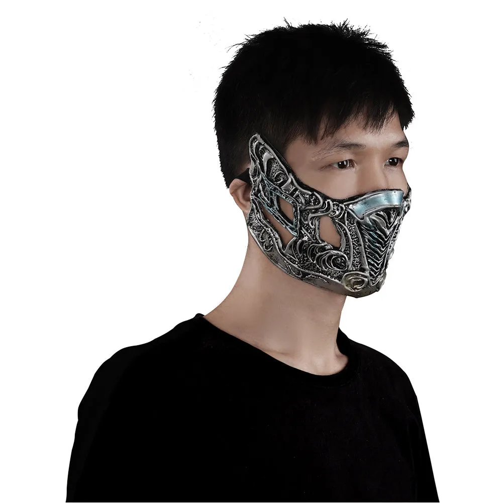 Mortal Kombat Sub-Zero Mask Cosplay Halloween Costume Props