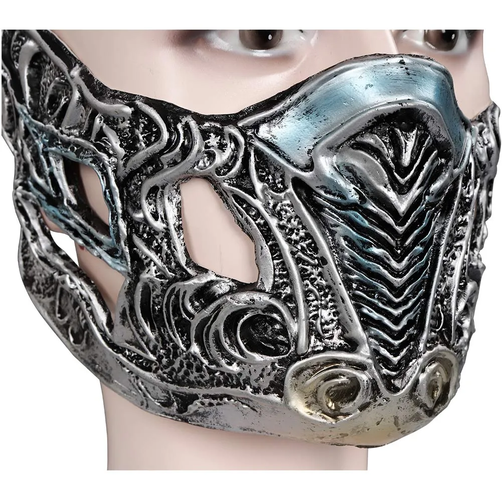 Mortal Kombat Sub-Zero Mask Cosplay Halloween Costume Props