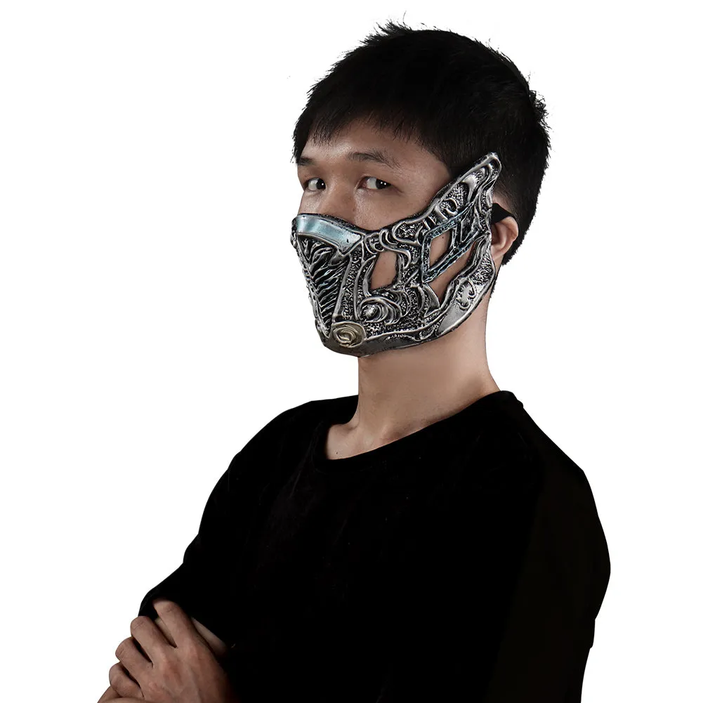 Mortal Kombat Sub-Zero Mask Cosplay Halloween Costume Props