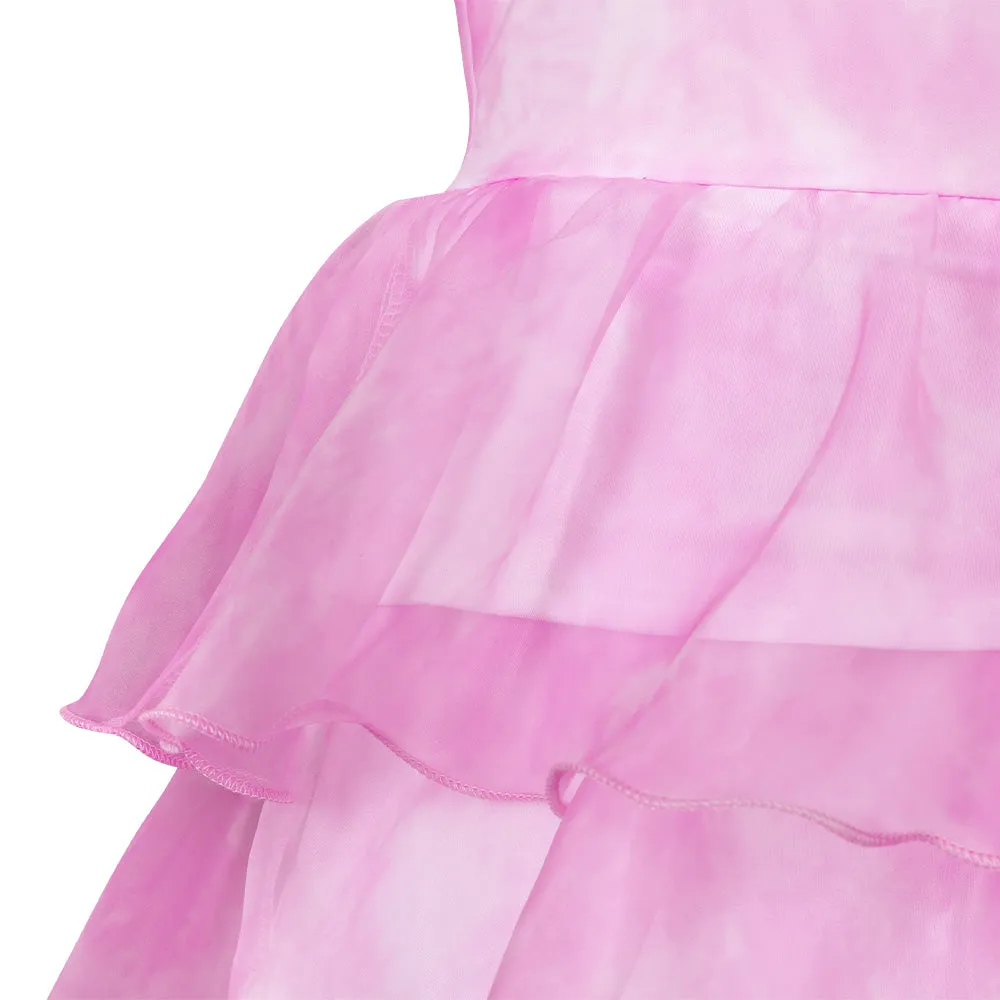 Movie The Super Mario Bros Princess Peach Cosplay Costume Pink Short Dress Outfits Halloween Carnival Suit