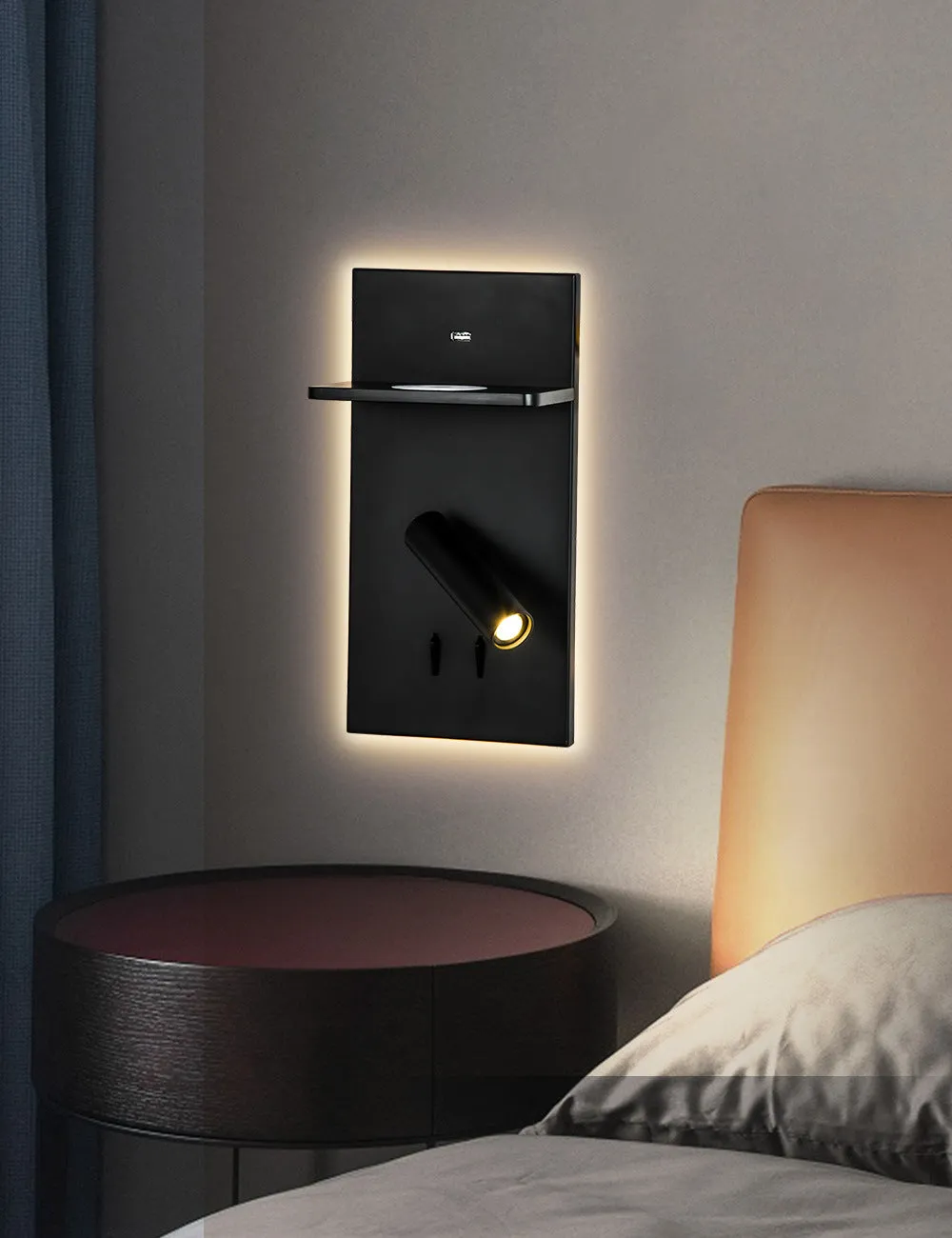 Multi-Functional USB Wireless Wall Lamp
