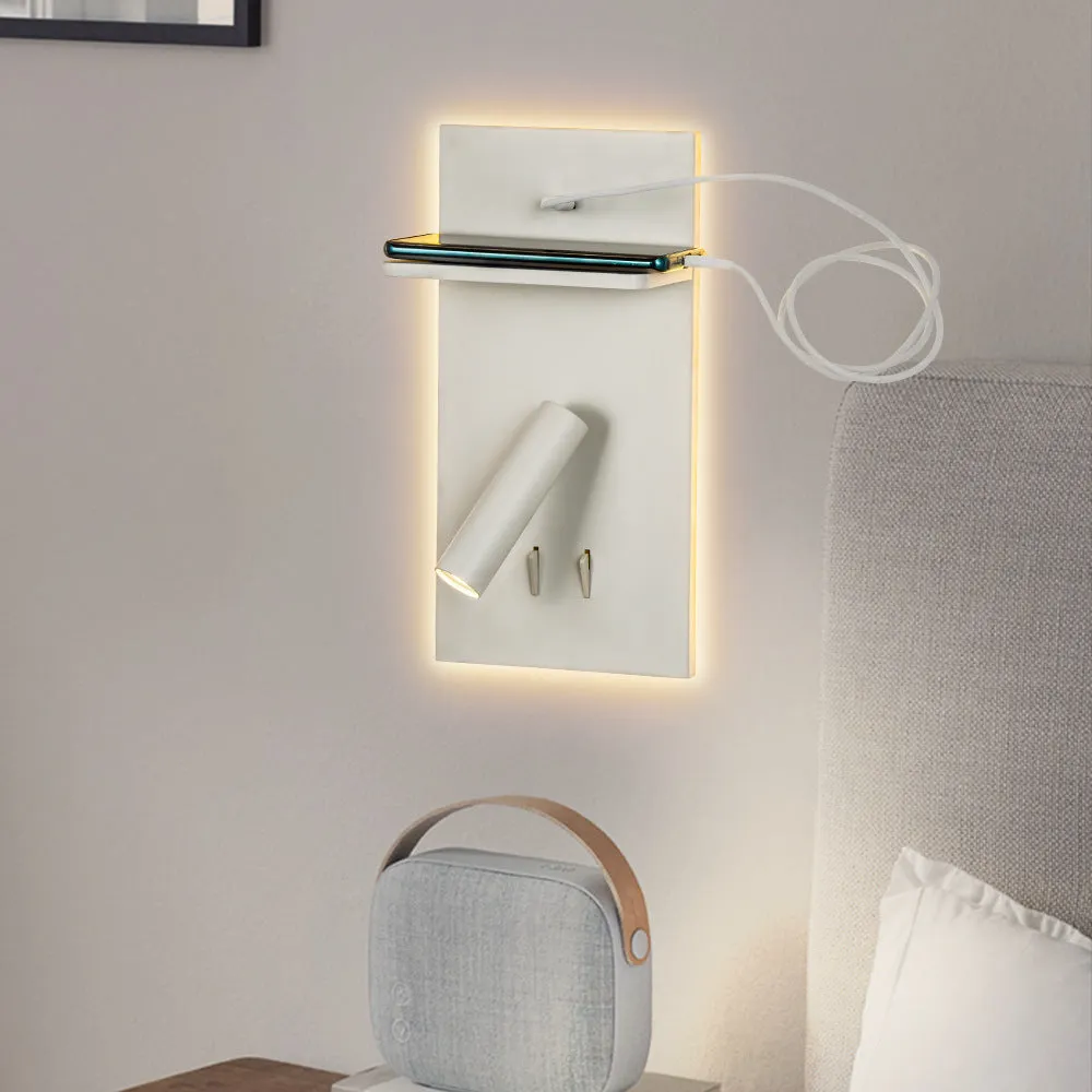 Multi-Functional USB Wireless Wall Lamp