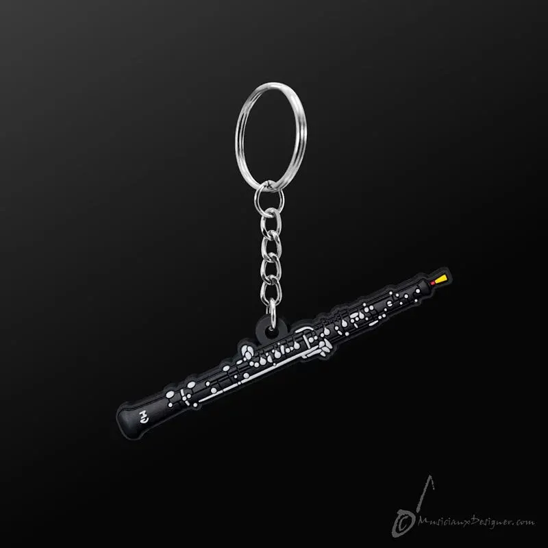 Music Key Ring - Piccolo