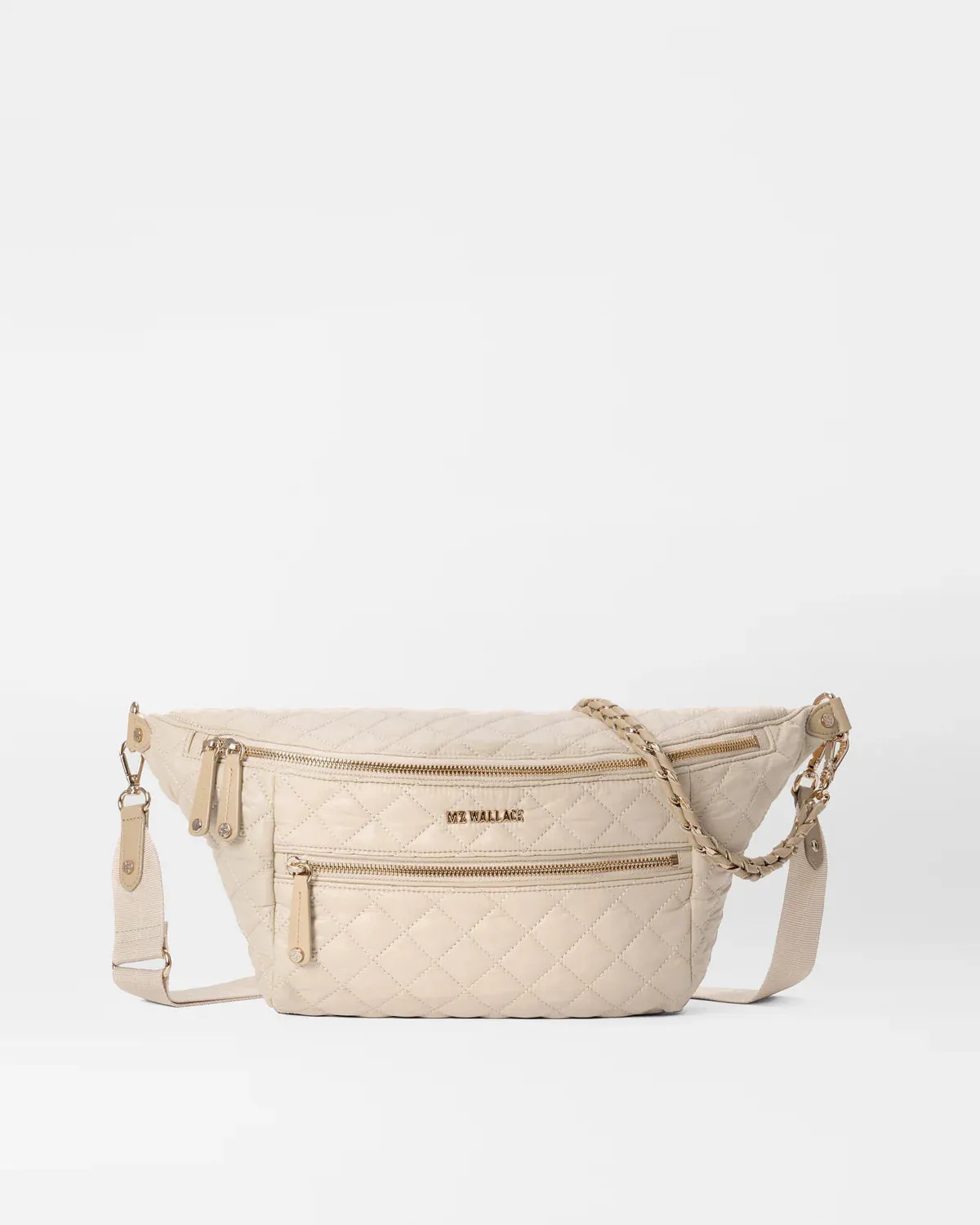 MZ Wallace - Crosby Crossbody Sling (Buff)