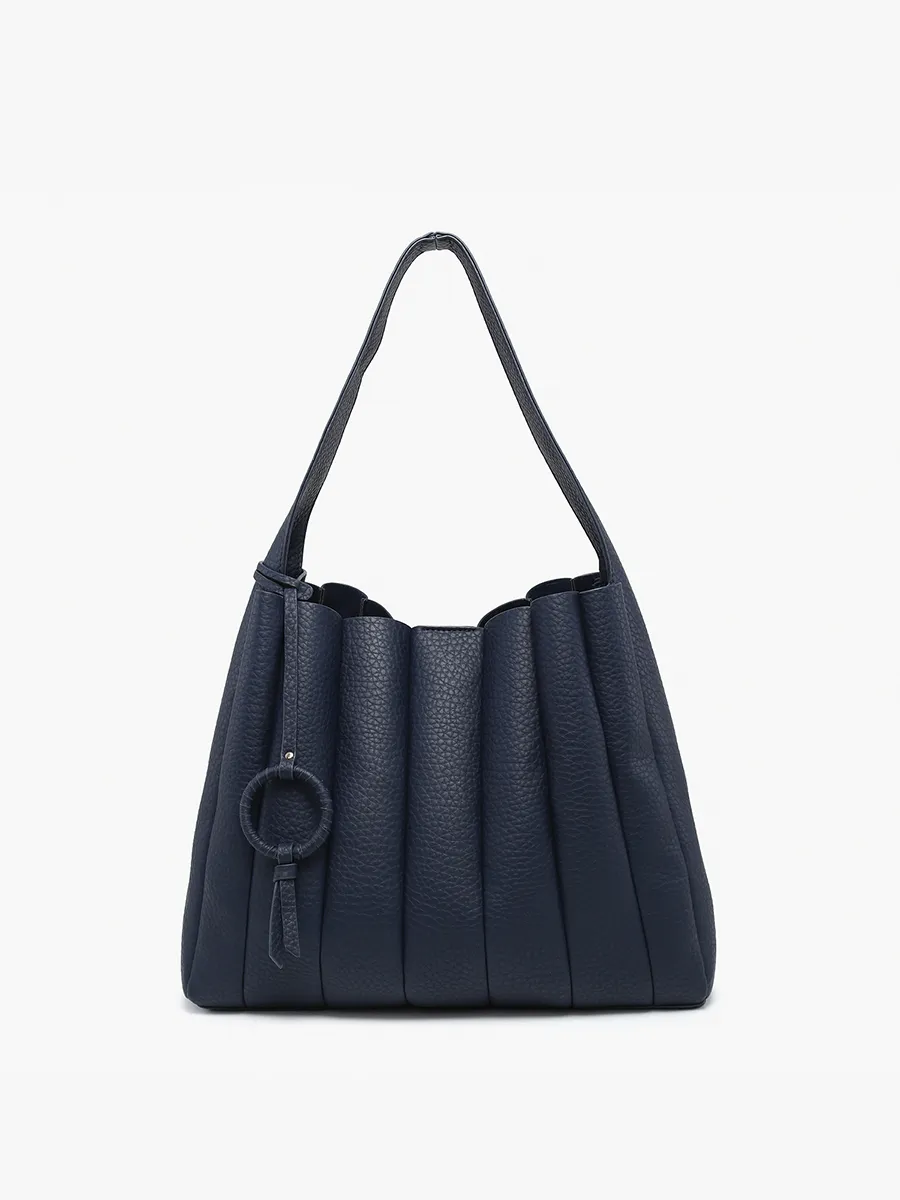 Navy Satchel Bag