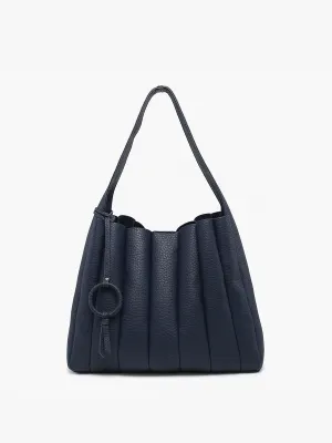 Navy Satchel Bag