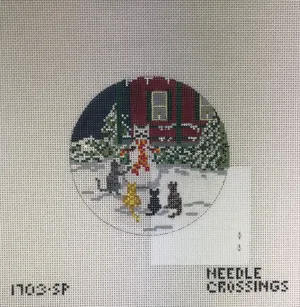 Needle Crossings NC1703 Snow Cat Party