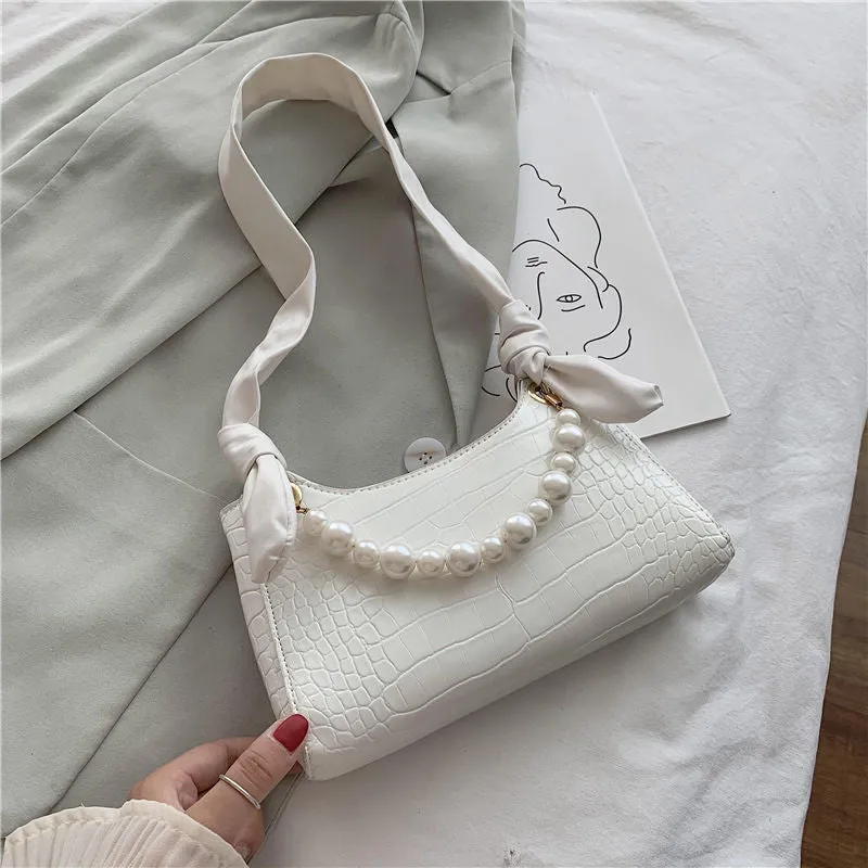 New Trendy French Pearl Handbag