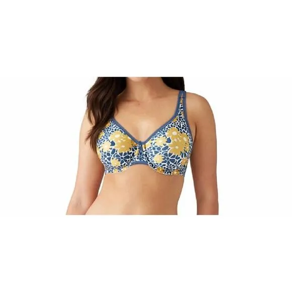 NEW WACOAL full figure seamless underwire bra in deco floral