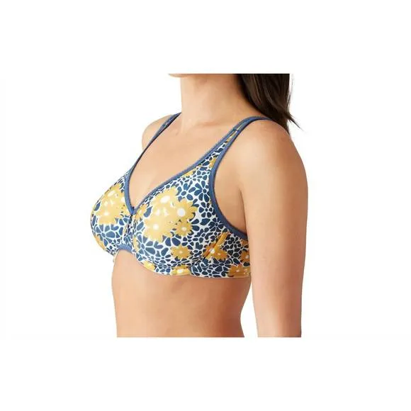 NEW WACOAL full figure seamless underwire bra in deco floral