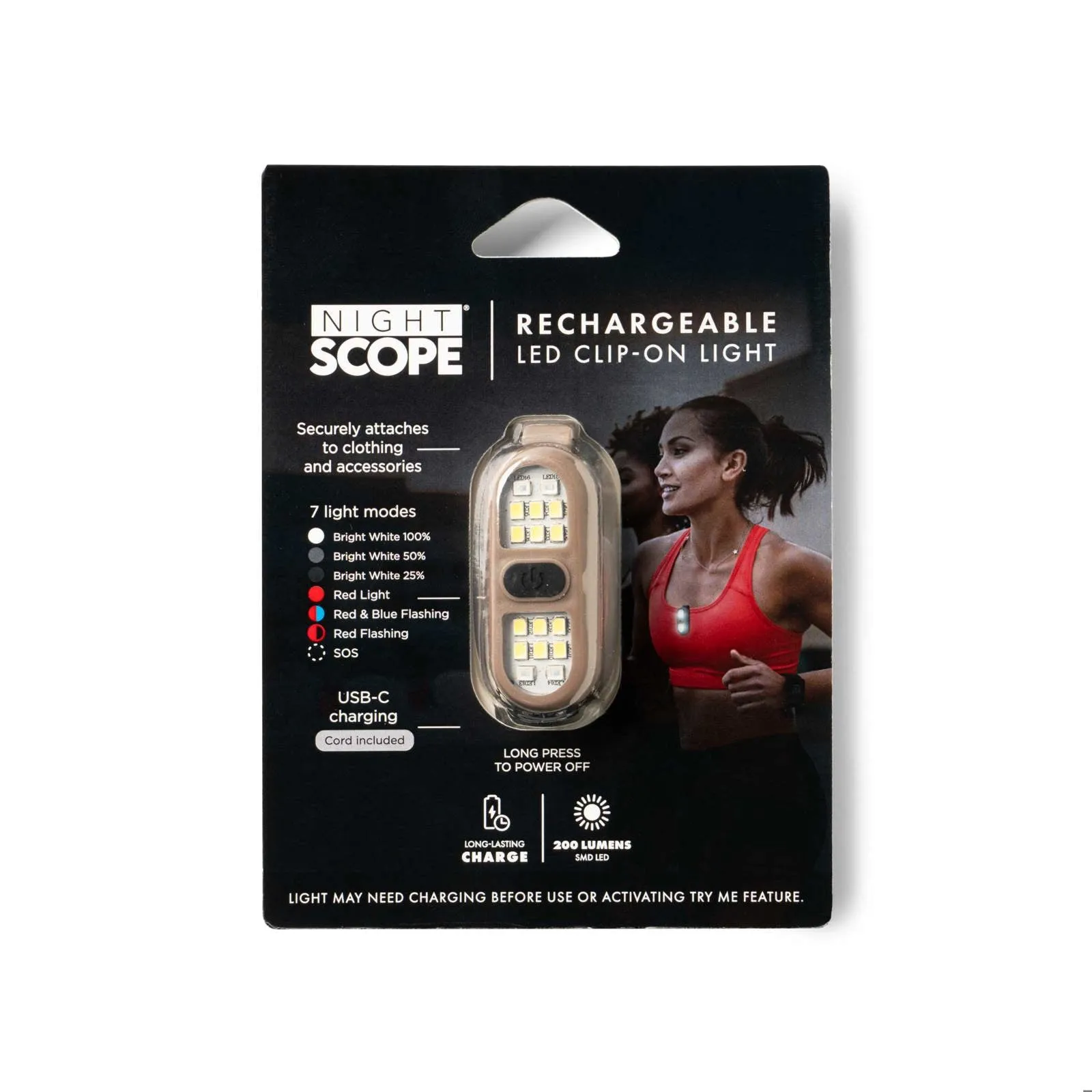 Night Scope Rechargeable LED Clip-On Light