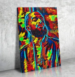 Nipsey Hussle Canvas Wall Art Abstract Painting