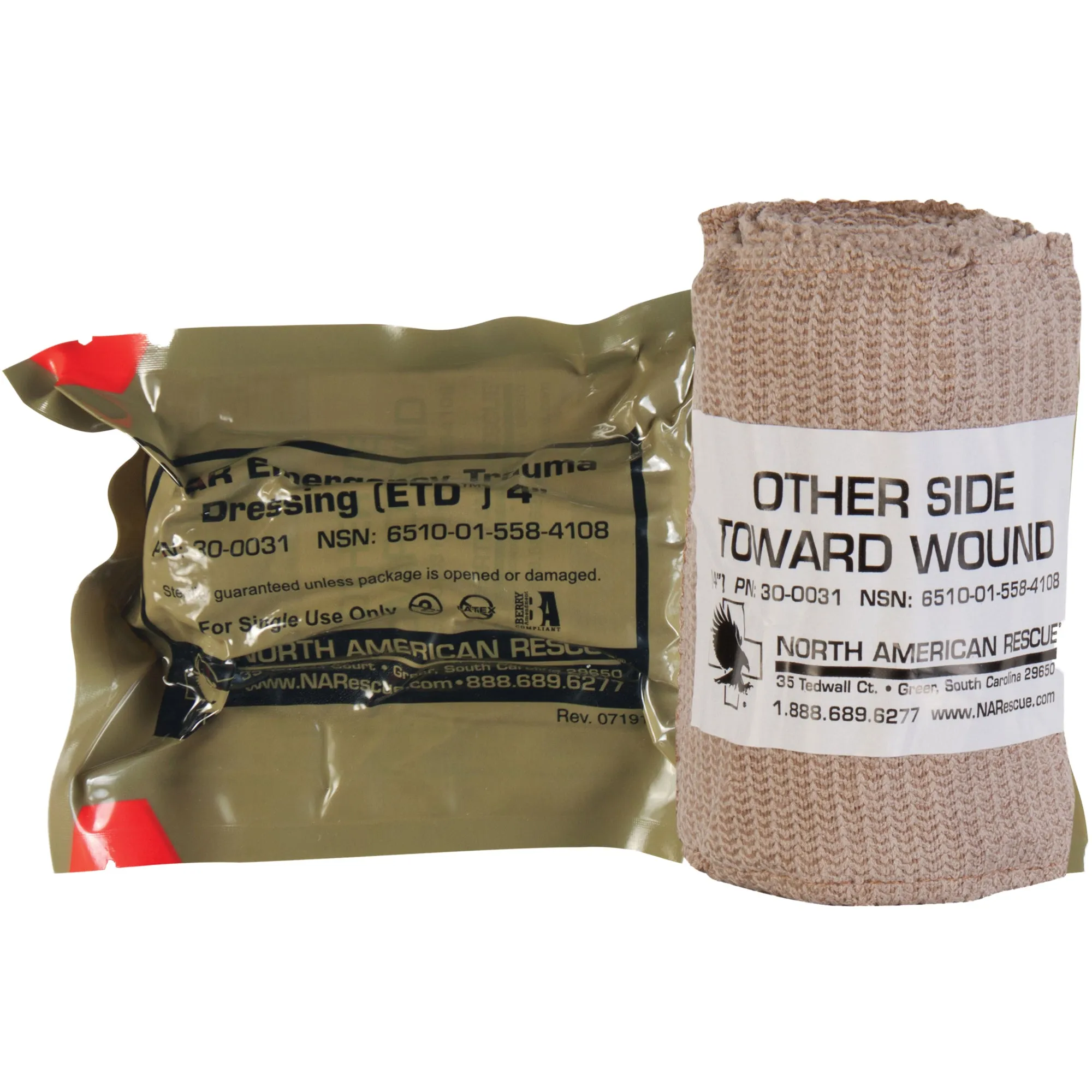 North American Rescue Emergency Trauma Dressing 4"