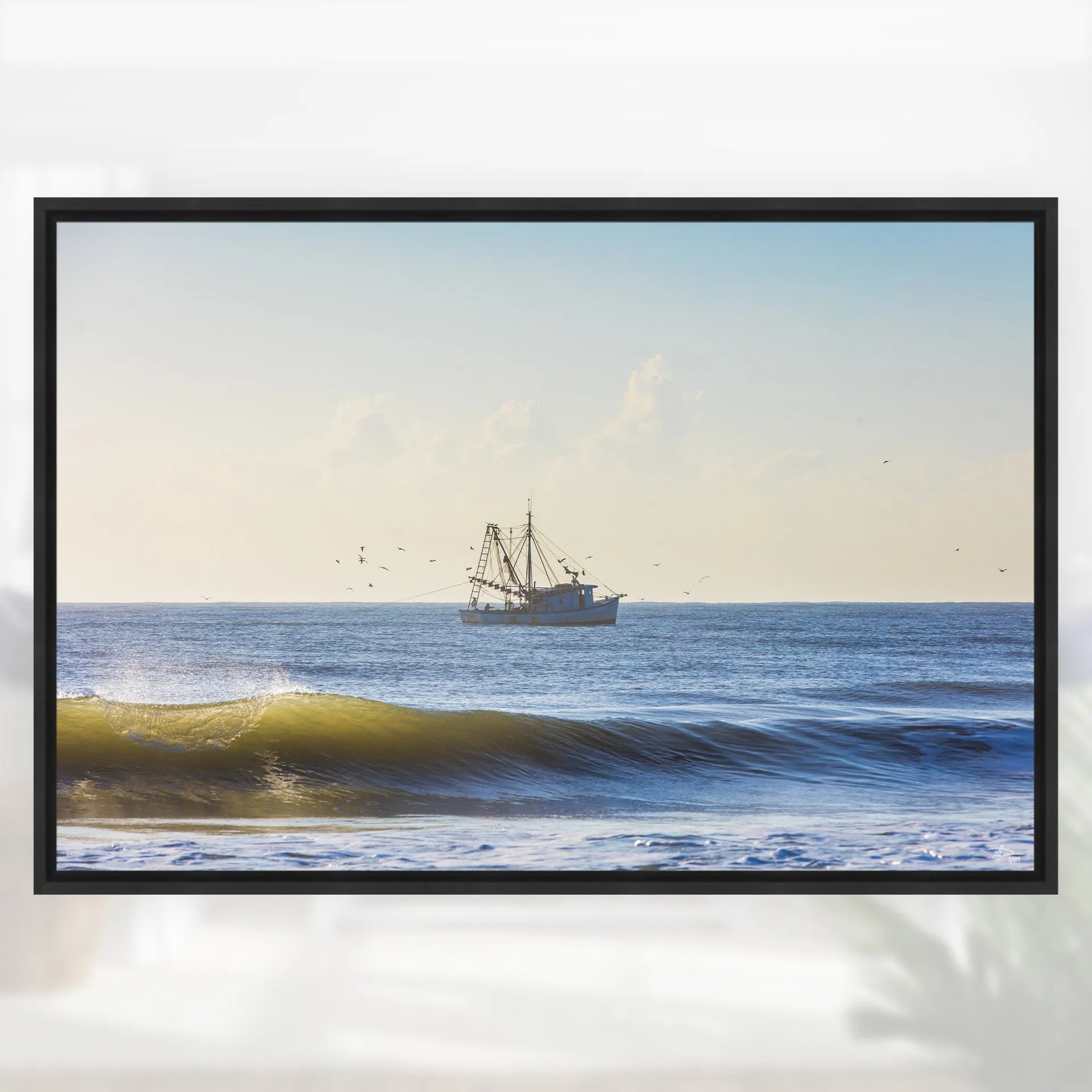 NV Deremer "Catch" Canvas Print