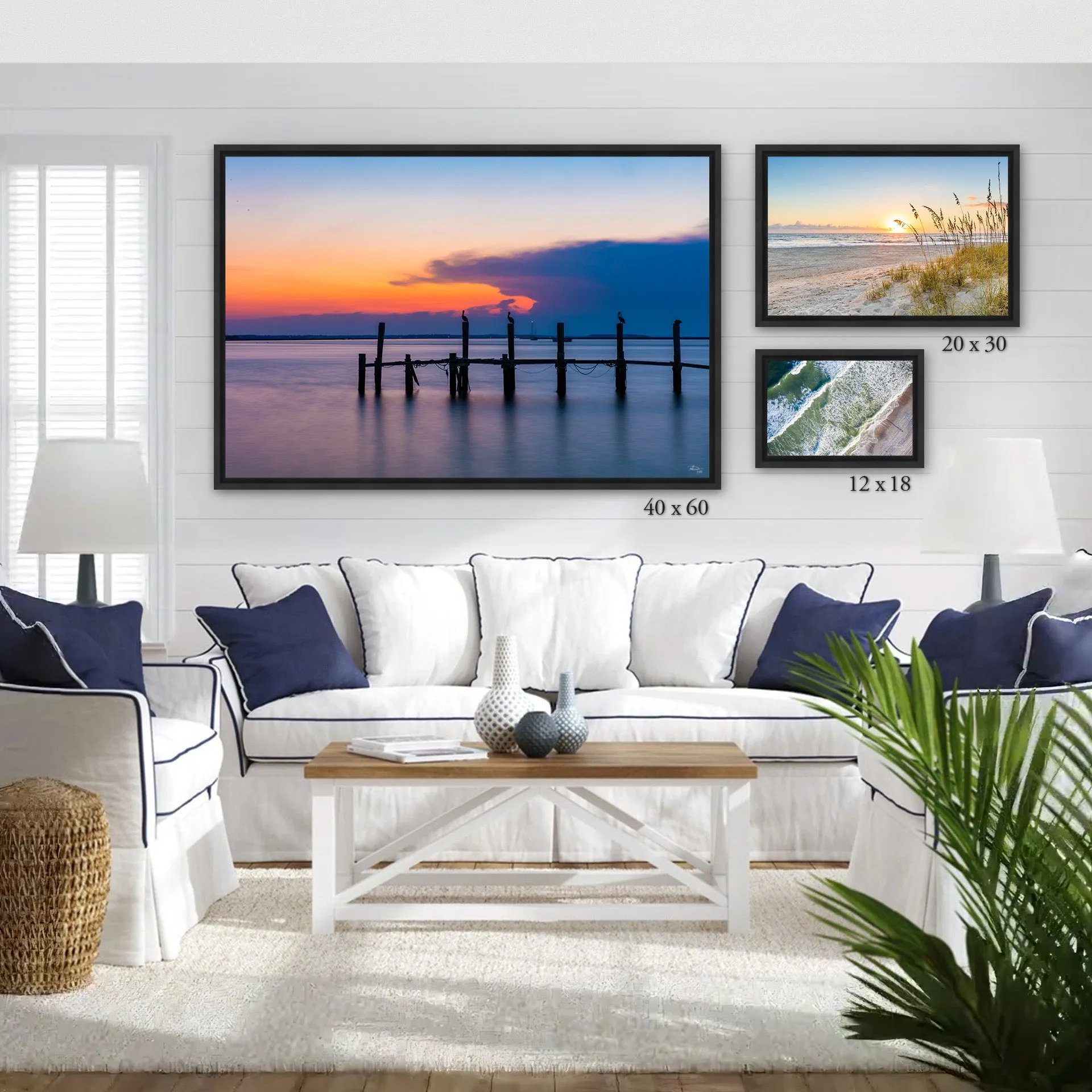 NV Deremer "Foreshore" Canvas Print