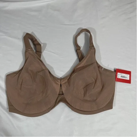 NWT $82 Spanx [ 34G ]‎ Low Profile Illusion Lace Minimizer Bra in Cafe Nude