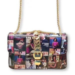 Obama Print Mini Crossbody Bag