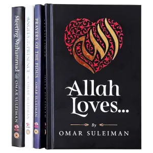 Omar Suleiman Collection 4 Books Set (Prayers of the Pious, Allah Loves, Angels in Your Presence & Meeting Muhammad)