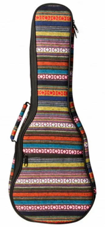 On Stage Deluxe Soprano Ukulele Bag in Multi-Colour Striped Design