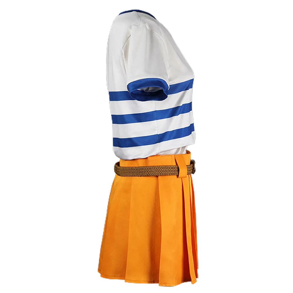 One Piece Nami Cosplay Costume Outfits Halloween Carnival Suit