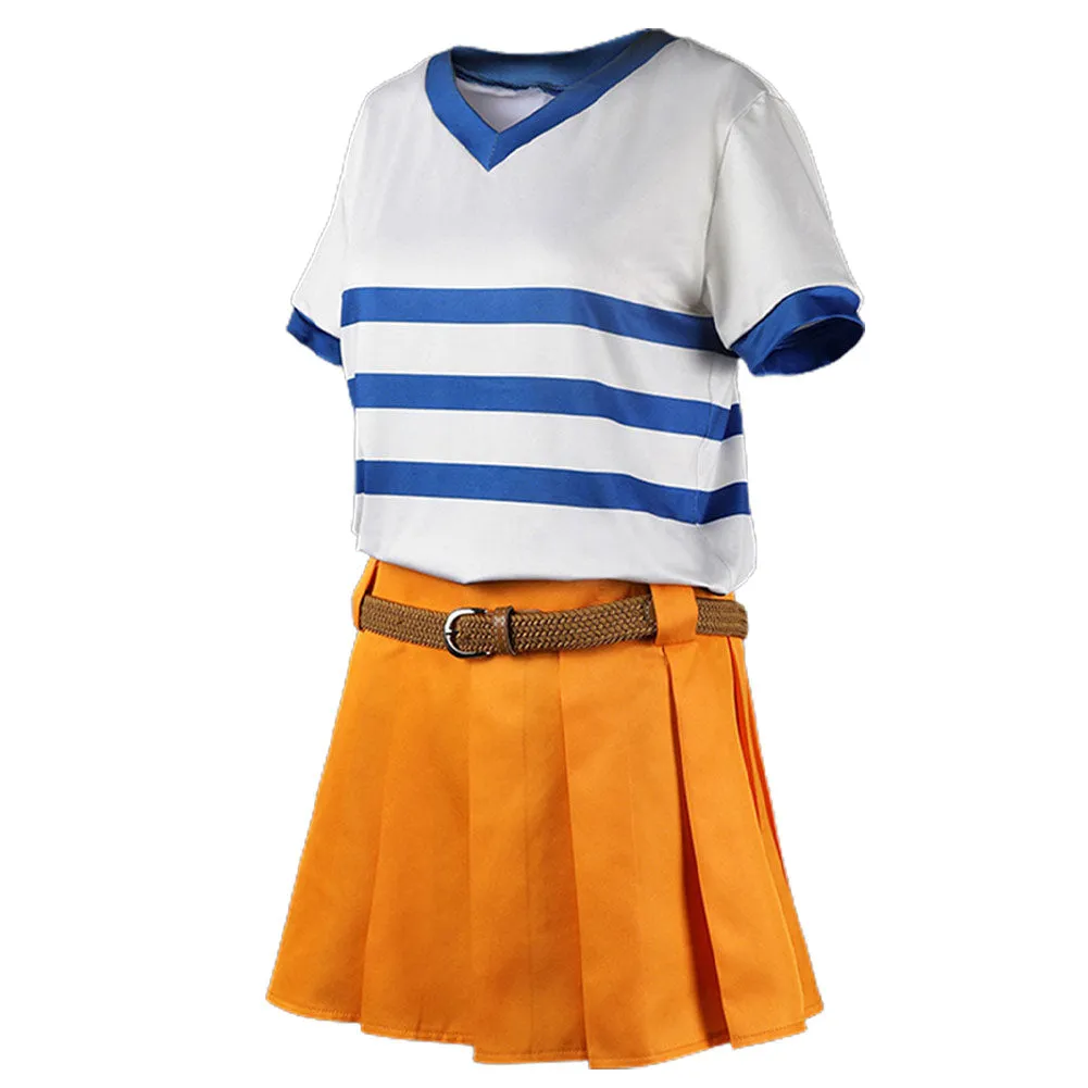 One Piece Nami Cosplay Costume Outfits Halloween Carnival Suit