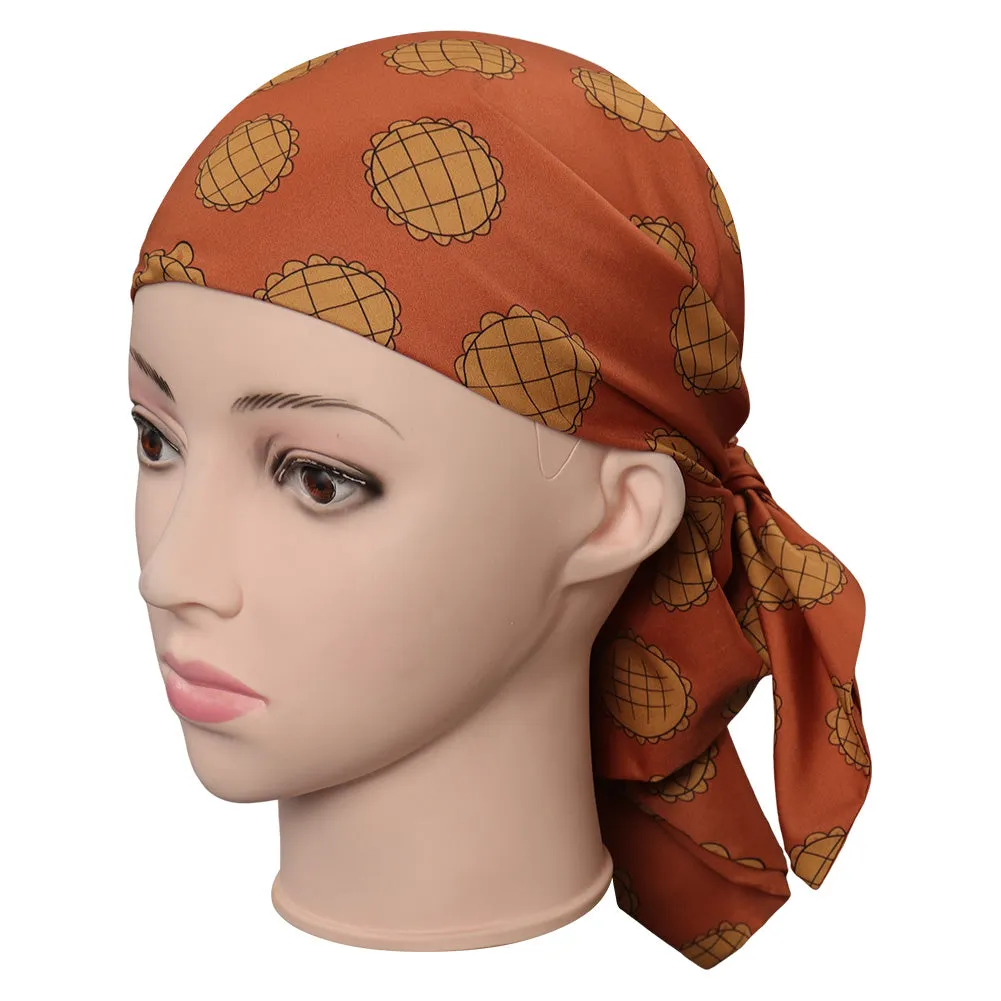 One Piece Nami Printing Headscarf Cosplay Costume Accessorie Halloween Carnival