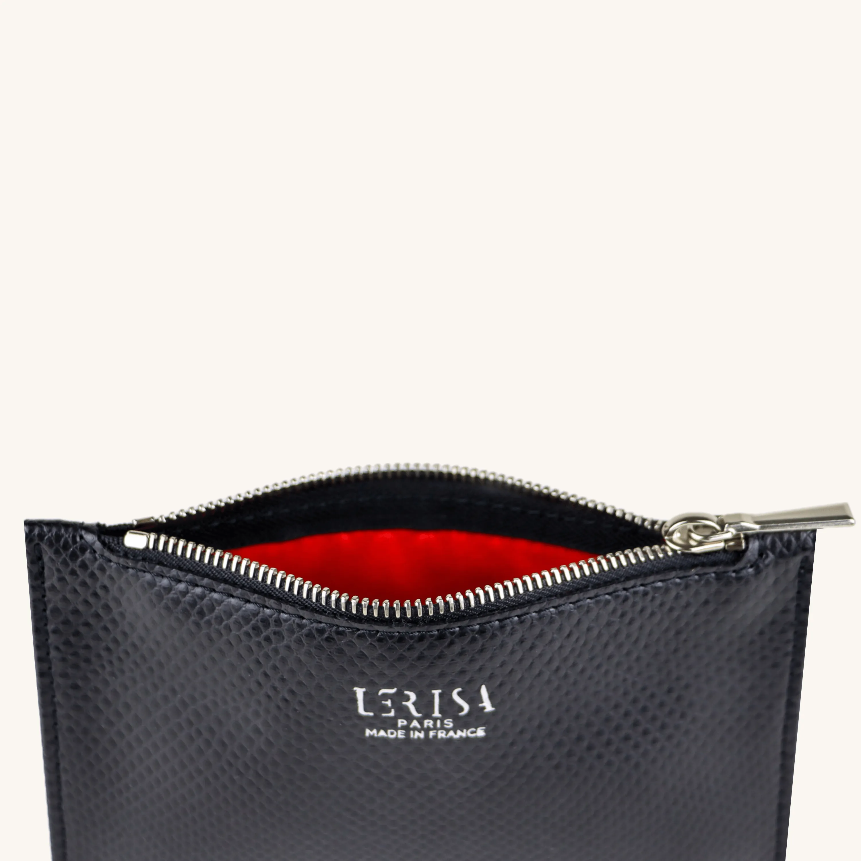Ora Mini Vegan Grape Leather Zip Pouch | Matera