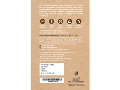 Organic Active Flax Seeds (Nourish)