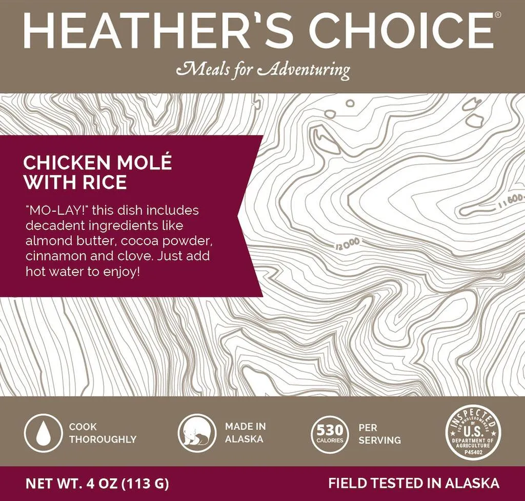 Organic Chicken Mole with Rice