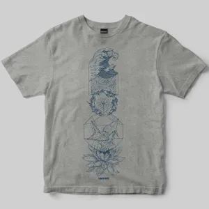 Origami T-Shirt / Heather Grey / by Poppy Mili