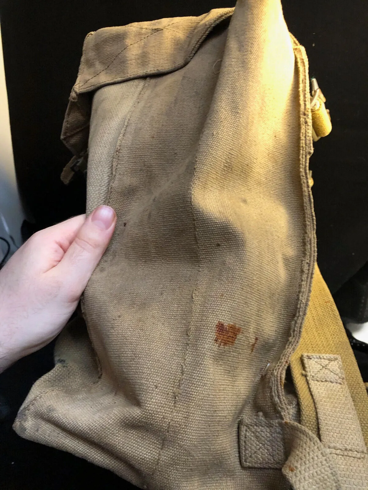 Original WW2 British Army 37 Pattern Radio Backpack - 1945 Dated