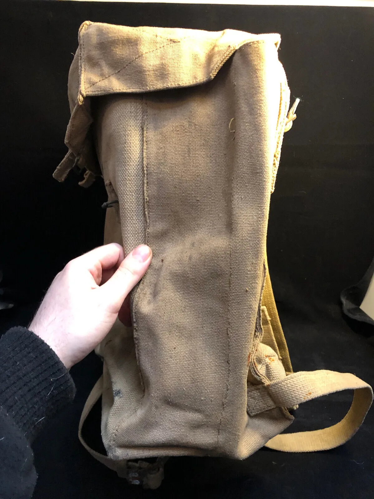 Original WW2 British Army 37 Pattern Radio Backpack - 1945 Dated