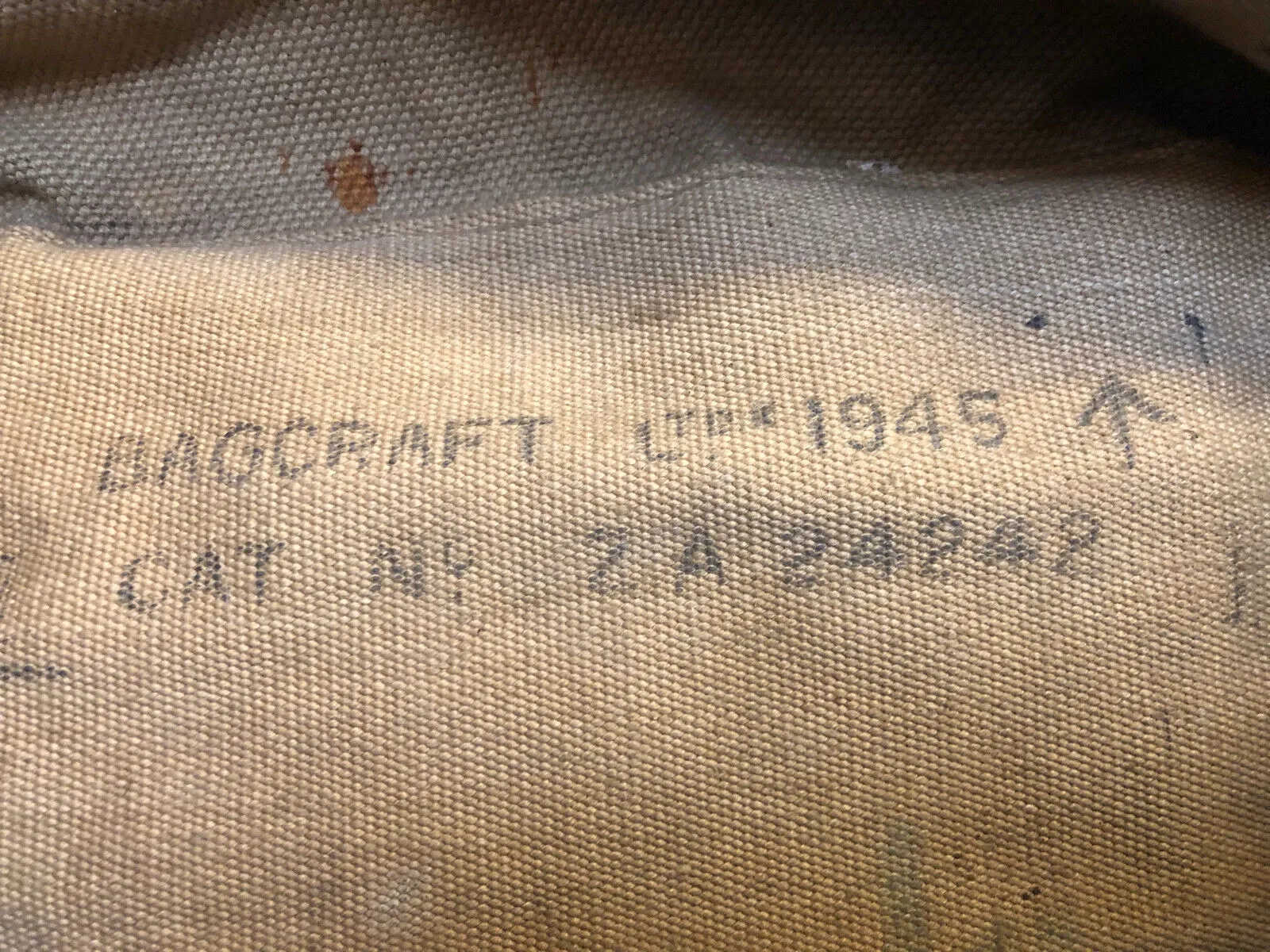 Original WW2 British Army 37 Pattern Radio Backpack - 1945 Dated