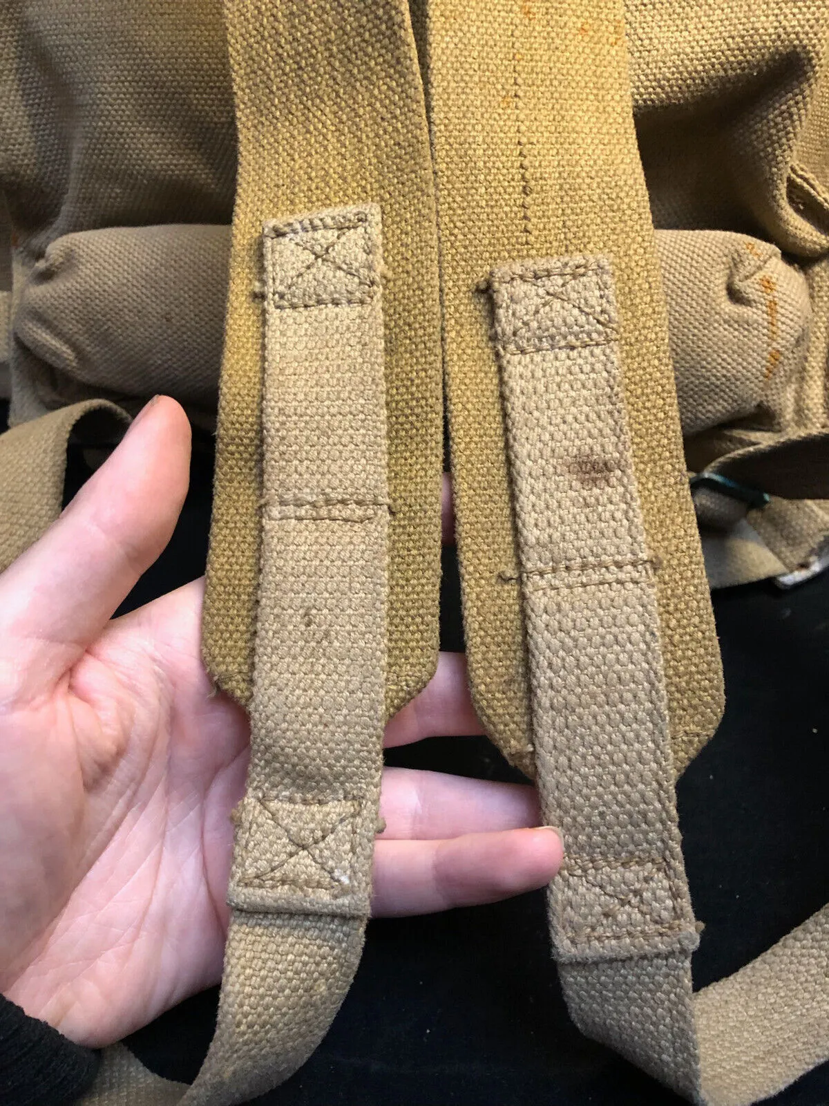 Original WW2 British Army 37 Pattern Radio Backpack - 1945 Dated