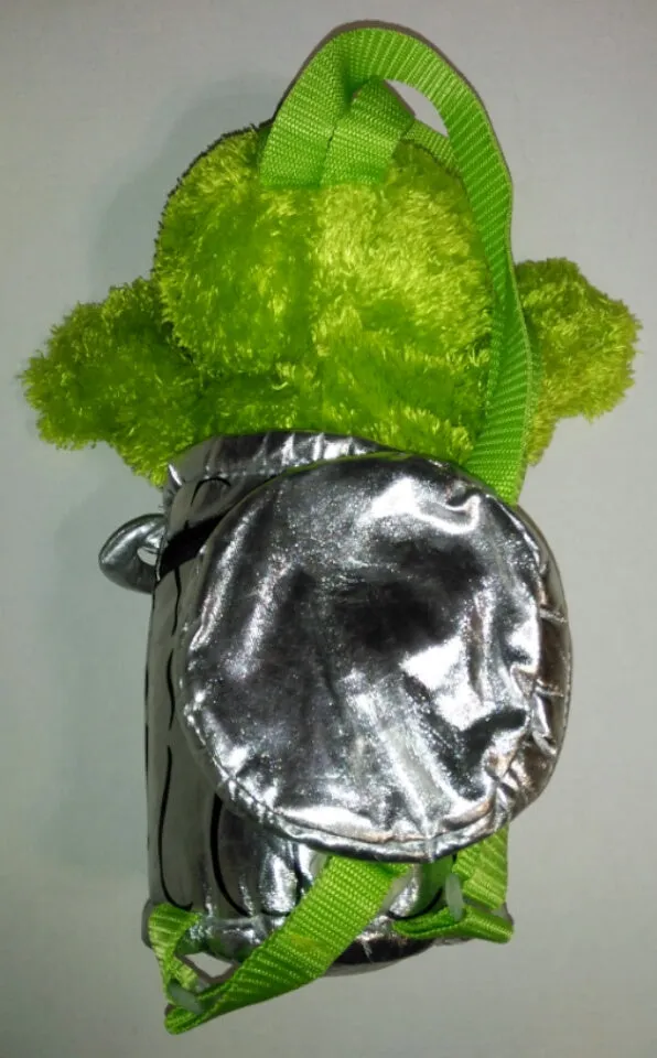 Oscar The Grouch Plush Backpack
