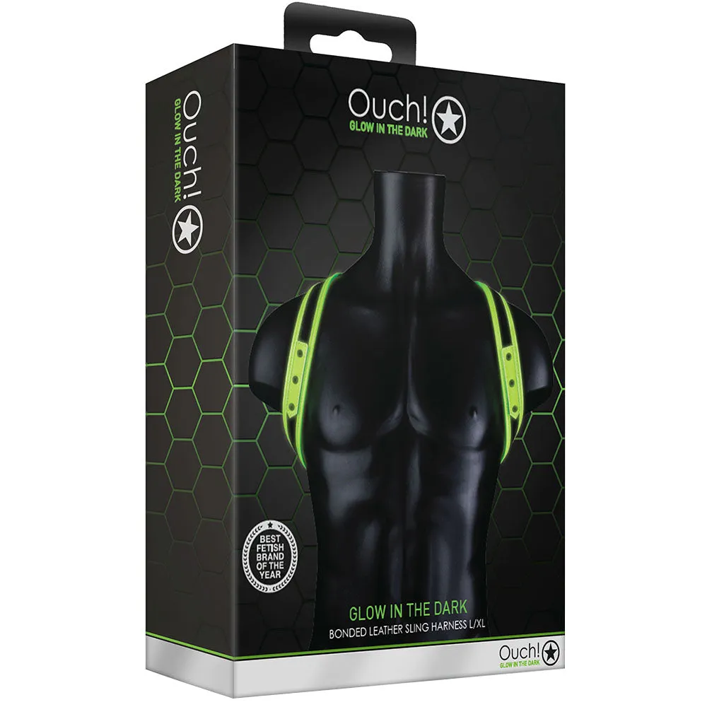 Ouch! Glow in the Dark Sling Harness /XL