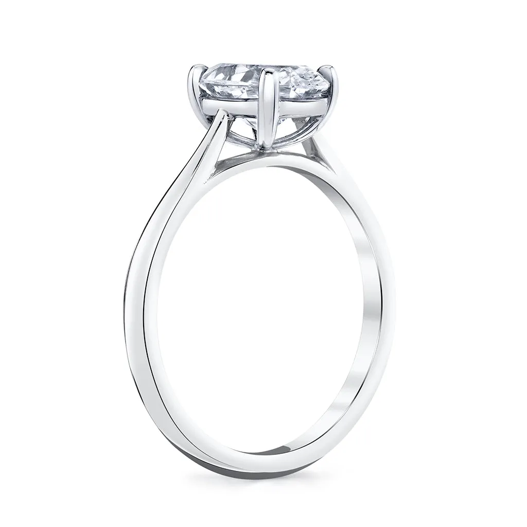 Oval Diamond Solitaire Setting